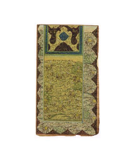 Hunting Art Painting Hand Miniature Hunting Scene Of Mughal Era