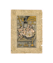 Hand Miniature Old Painting Of Mughal Harem Scene Art On Paper