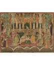 Indian Miniature Painting Of Love Scene Vintage Mewar Art On Paper