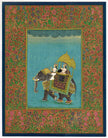 Mughal Empress Elephant Painting: Indian Miniature Art