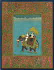 Mughal Empress Elephant Painting: Indian Miniature Art