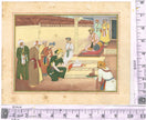 miniature painting Of Mughal Shah Jahan review architectural plans Of Taj Mahal