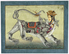 Composite Tiger Of Humans & Animals Having Face Of Queen Painting