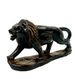 Tiger Eye Semi Precious stone Lion Statue Hand Carved Decor