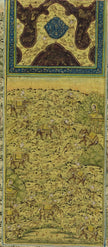 Hunting Art Painting Hand Miniature Hunting Scene Of Mughal Era