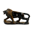 Tiger Eye Semi Precious stone Lion Statue Hand Carved Decor